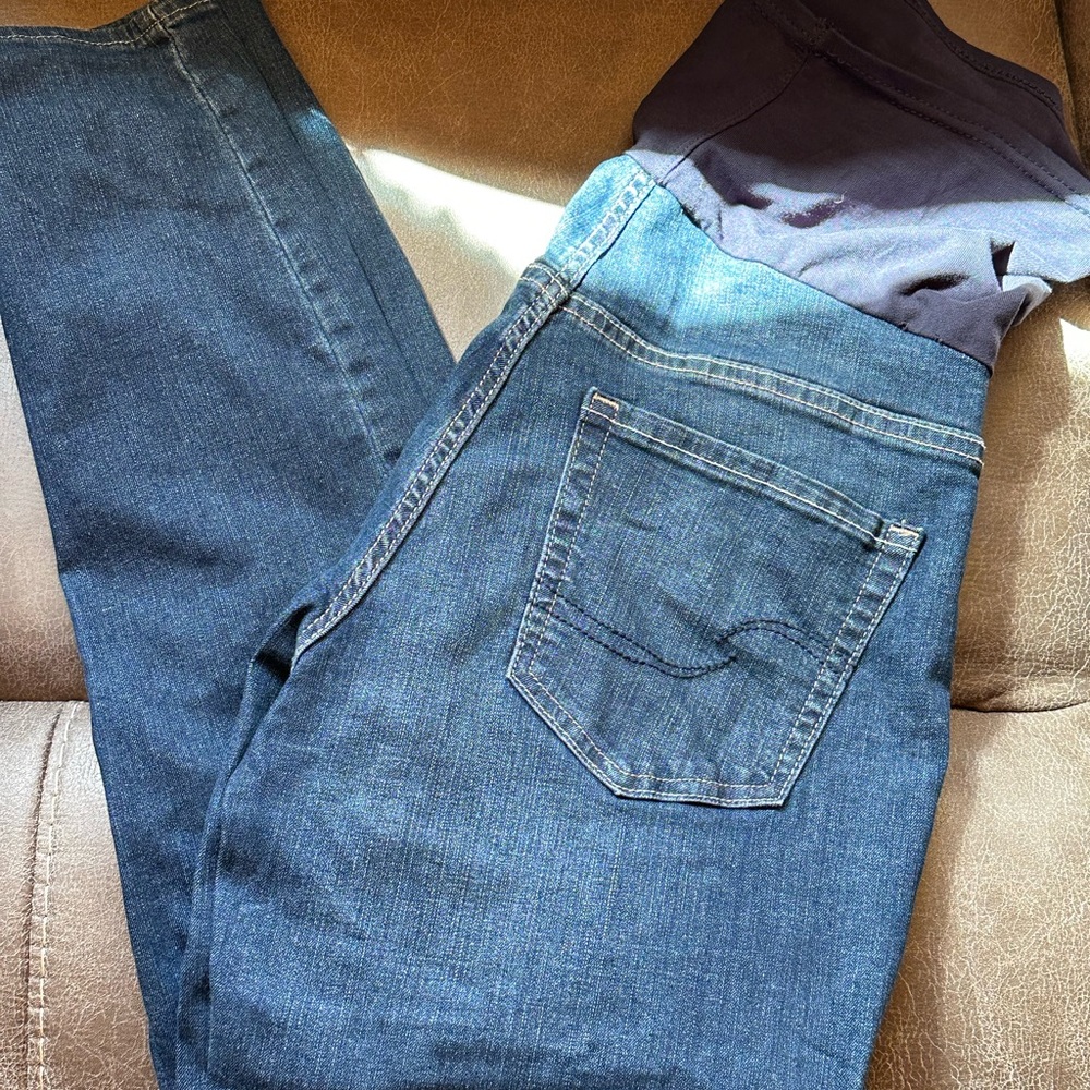 Maternity  Levi Strauss Women's Blue Skinny Jeans